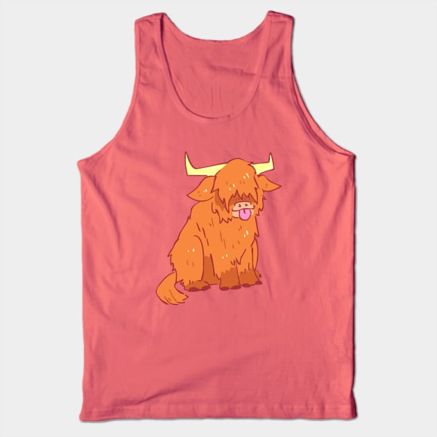 Highland Cattle Tank Top by sky665